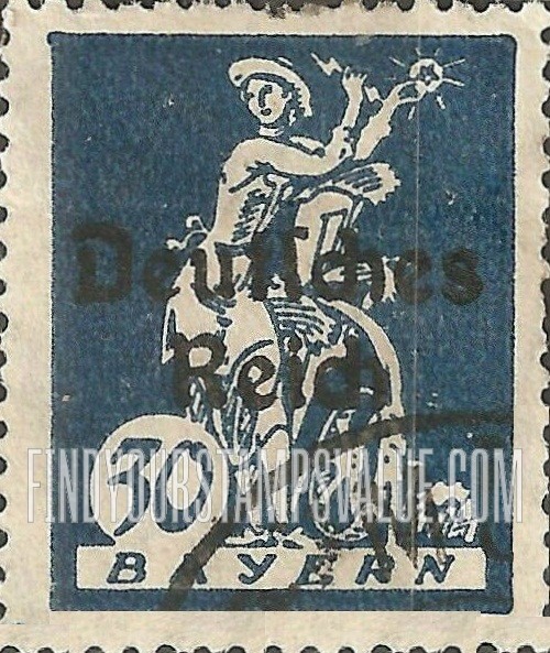FindYourStampsValue: “Electricity” Harnessing Light to a Water Wheel: Stamps and Types of Preceding Issue Overprinted