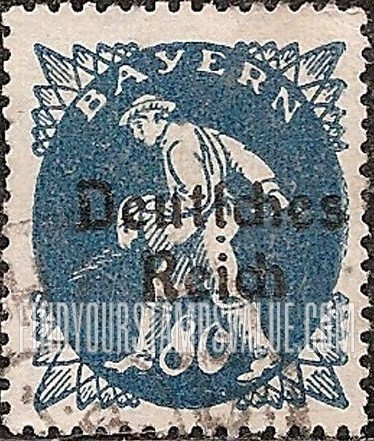 FindYourStampsValue: Sower: Stamps and Types of Preceding Issue Overprinted