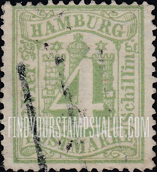 FindYourStampsValue: Value Numeral on Arms