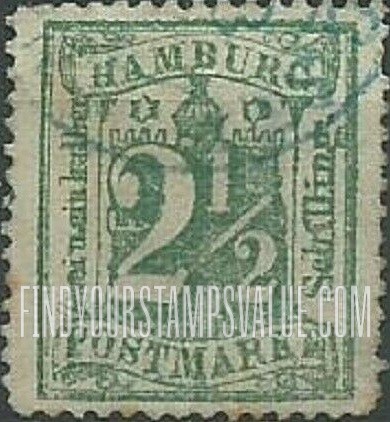 FindYourStampsValue: Value Numeral on Arms