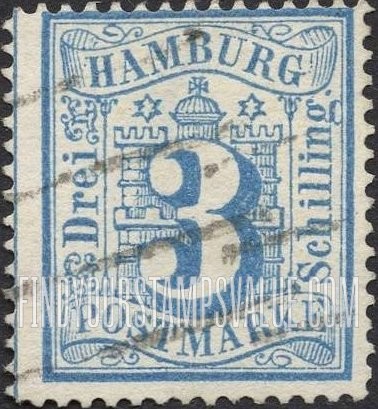 FindYourStampsValue: Value Numeral on Arms