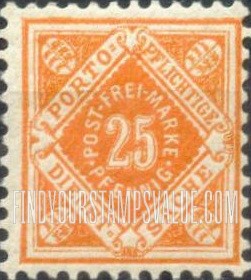 FindYourStampsValue: WURTTEMBERG OFFICIAL - Numeral Value