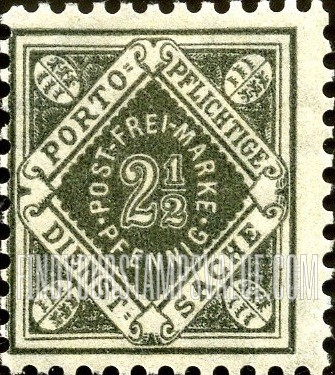 FindYourStampsValue: WURTTEMBERG OFFICIAL - Numeral Value