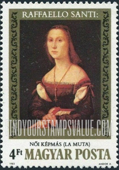 FindYourStampsValue: Paintings: La Muta