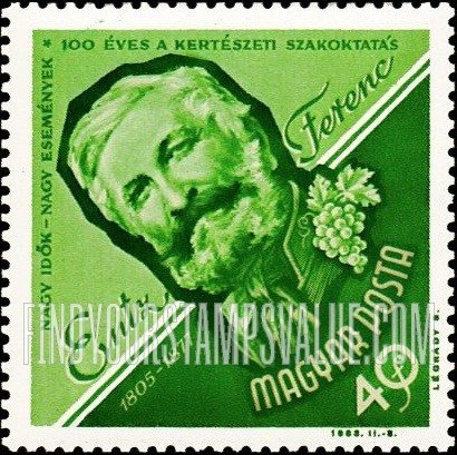 FindYourStampsValue: Ferenc Entz, horticulturist
