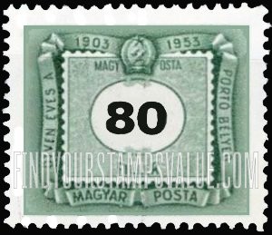 FindYourStampsValue: POSTAGE DUE STAMPS - Numeral value