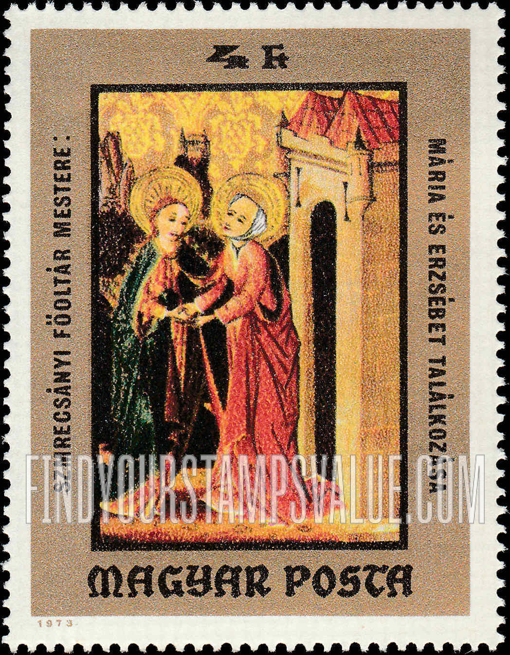 FindYourStampsValue: Paintings: Visitation of Mary