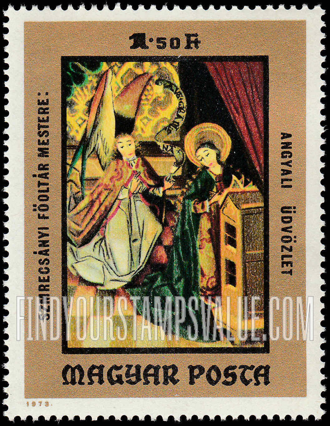 FindYourStampsValue: Paintings: Annunciation