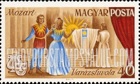 FindYourStampsValue: Opera Scenes: The Magic Flute, by Mozart