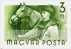 FindYourStampsValue: Herdsman in national costume & horse