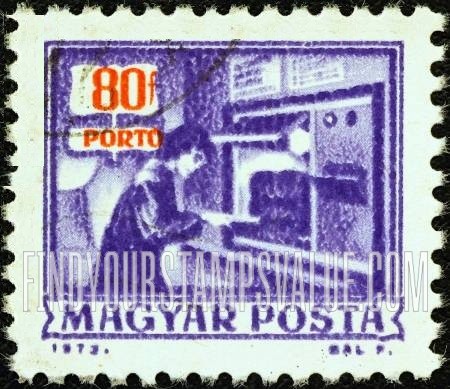 FindYourStampsValue: POSTAGE DUE STAMPS - Automat for registering parcels