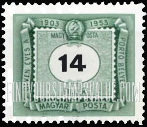 FindYourStampsValue: POSTAGE DUE STAMPS - Numeral value