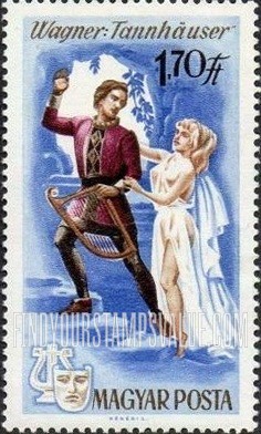 FindYourStampsValue: Opera Scenes: Tannháuser, by Wagner, vertical
