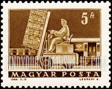 FindYourStampsValue: Hydraulic lift truck & mail car