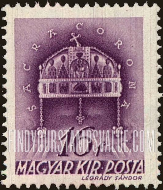 FindYourStampsValue: Crown of Saint Stephen