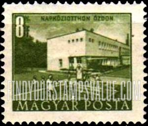 FindYourStampsValue: Building Types of 1951: Day Nursery, Ozd