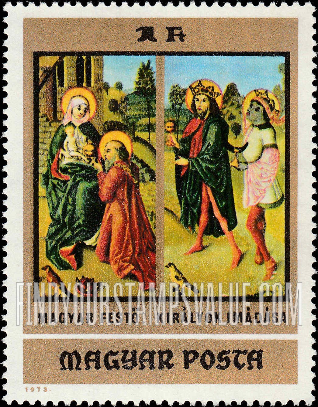 FindYourStampsValue: Paintings: Adoration of the Kings