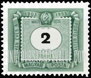 FindYourStampsValue: POSTAGE DUE STAMPS - Numeral value