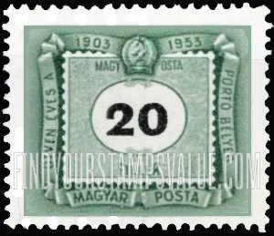 FindYourStampsValue: POSTAGE DUE STAMPS - Numeral value