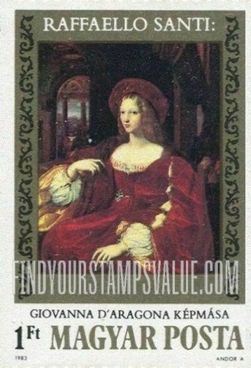 FindYourStampsValue: Paintings: Joan of Aragon