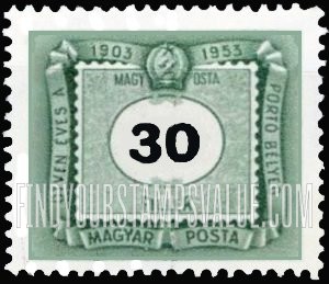 FindYourStampsValue: POSTAGE DUE STAMPS - Numeral value