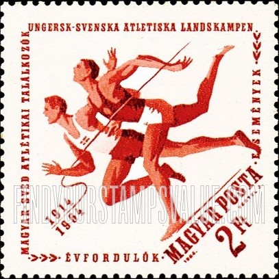FindYourStampsValue: Two runners breaking tape