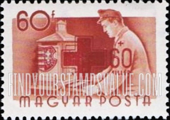 FindYourStampsValue: Stamps of 1955 Surcharged in Lake: Postman emptying mail box