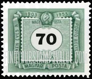 FindYourStampsValue: POSTAGE DUE STAMPS - Numeral value