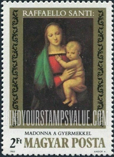 FindYourStampsValue: Paintings: Granduca Madonna