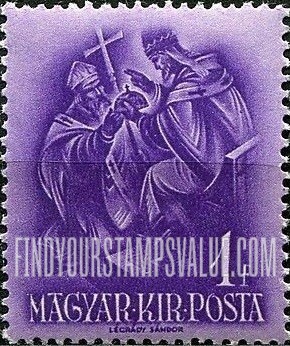 FindYourStampsValue: Pope Sylvester II, Archbishop Astrik