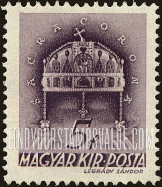 FindYourStampsValue: Crown of Saint Stephen