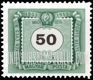 FindYourStampsValue: POSTAGE DUE STAMPS - Numeral value