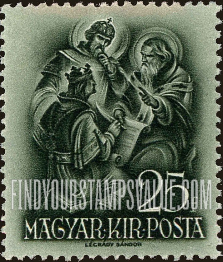 FindYourStampsValue: Sts. Gerhardt, Emerich, Stephen
