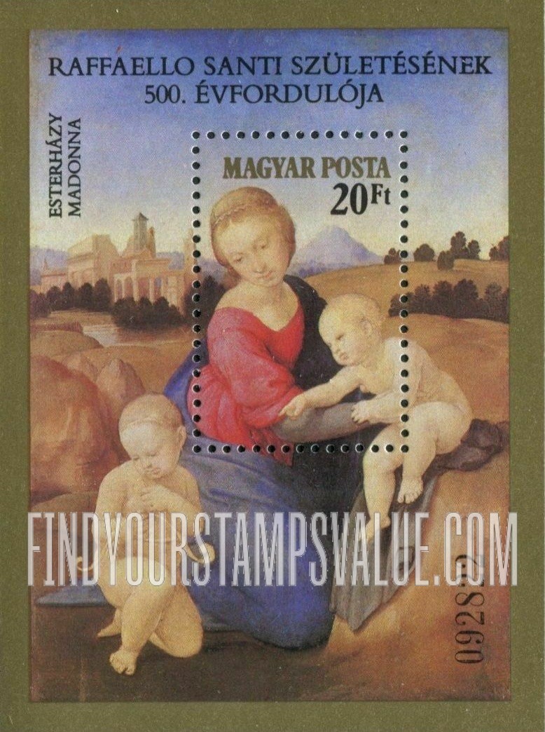 FindYourStampsValue: Paintings: Esterhazy Madonna