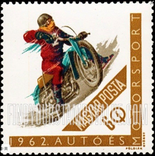 FindYourStampsValue: Cyclist in curve