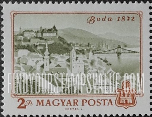 FindYourStampsValue: Buda, 1872
