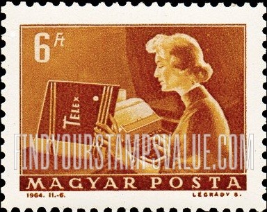 FindYourStampsValue: Woman teletypist