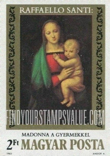 FindYourStampsValue: Paintings: Granduca Madonna