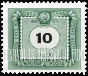 FindYourStampsValue: POSTAGE DUE STAMPS - Numeral value