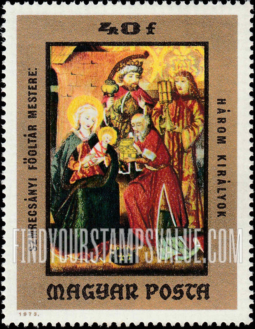 FindYourStampsValue: Paintings: Adoration of the Kings