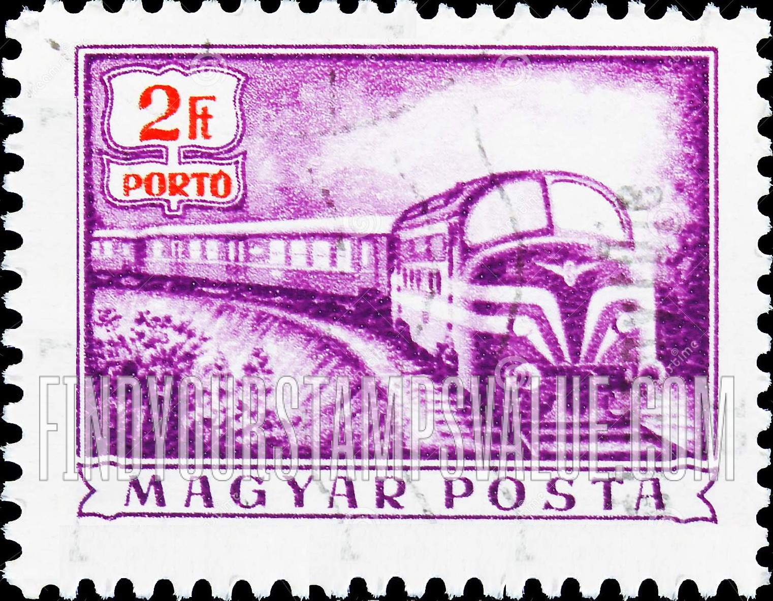 FindYourStampsValue: POSTAGE DUE STAMPS - Diesel mail train