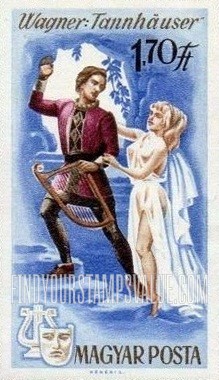 FindYourStampsValue: Opera Scenes: Tannháuser, by Wagner, vertical