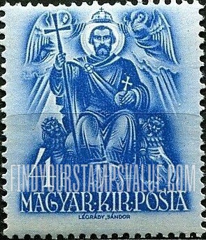 FindYourStampsValue: St. Stephen enthroned
