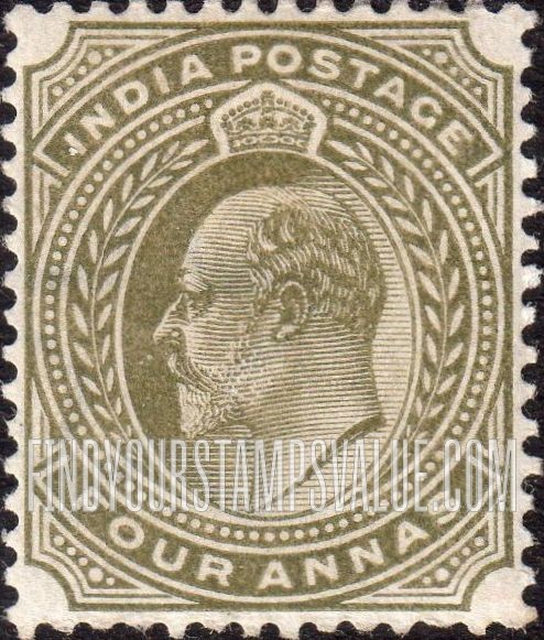 FindYourStampsValue: Empire: King Edward VII - साम्राज्य: राजा एडवर्ड सप्तम