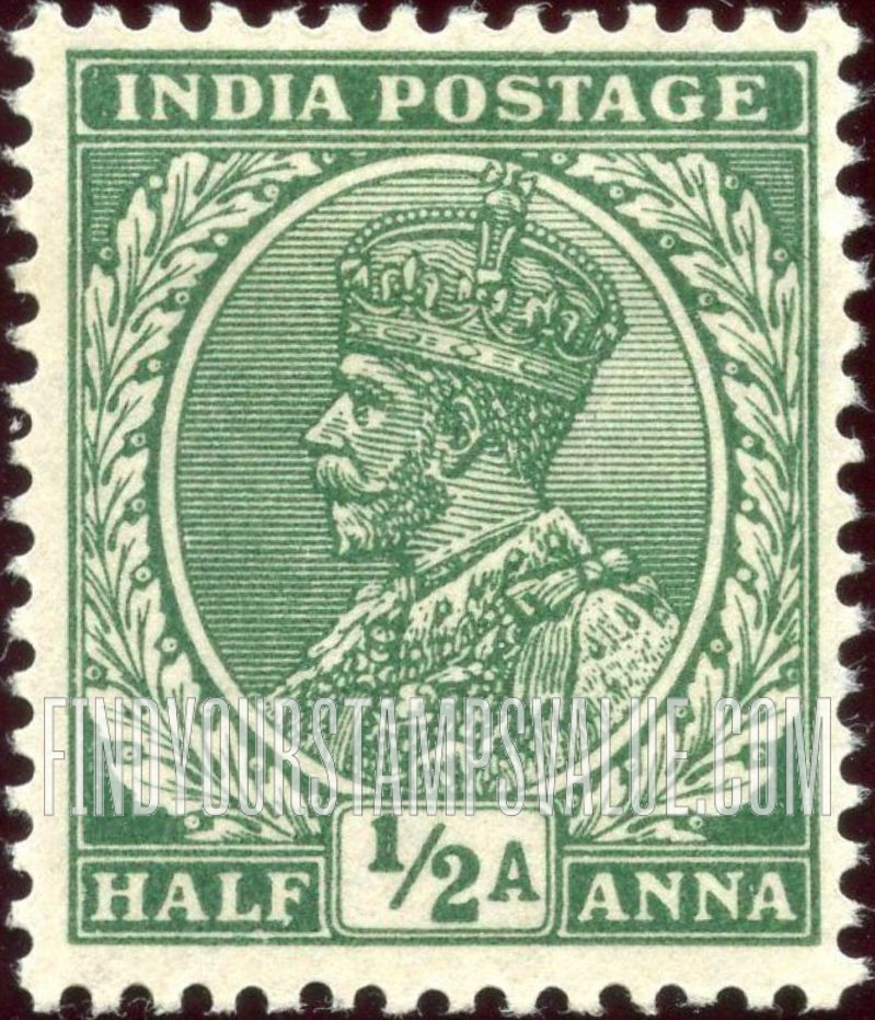 FindYourStampsValue: Empire: King George V - साम्राज्य: राजा जॉर्ज पंचम