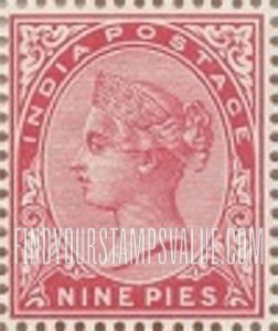 FindYourStampsValue: Empire: Queen Victoria - साम्राज्य: महारानी विक्टोरिया