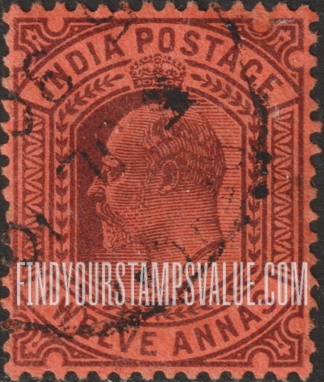 FindYourStampsValue: Empire: King Edward VII - साम्राज्य: राजा एडवर्ड सप्तम