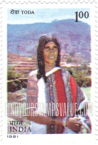 FindYourStampsValue: Republic of India: Toda - भारत गणराज्य: टोडा
