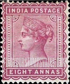 FindYourStampsValue: Empire: Queen Victoria - साम्राज्य: महारानी विक्टोरिया
