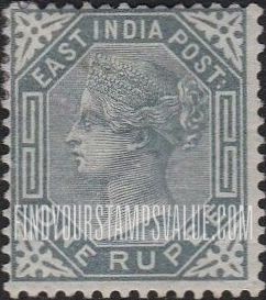 FindYourStampsValue: Crown Colony: Queen Victoria - क्राउन कालोनी: महारानी विक्टोरिया